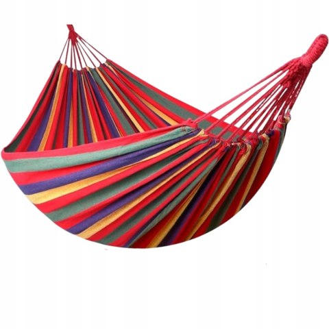 HAMAK OGRODOWY 2 OSOBOWY WISZĄCY DO OGRODU HUŚTAWKA DWUOSOBOWY 200x150