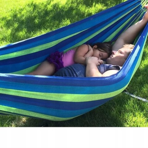 HAMAK OGRODOWY 2 OSOBOWY WISZĄCY DO OGRODU HUŚTAWKA DWUOSOBOWY 200x150