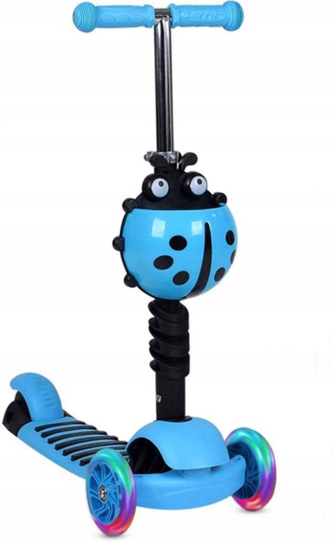 HULAJNOGA BALANSOWA TRÓJKOŁOWA DZIECIĘCA BIEDRONKA JEŹDZIK Z KOSZYKIEM 5w1