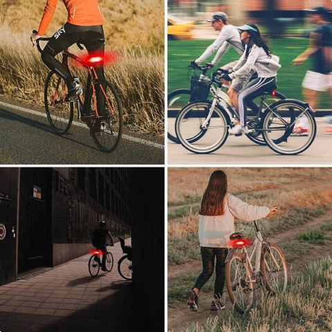 KIERUNKOWSKAZY LED NA ROWER HULAJNOGĘ LAMPKA OŚWIETLENIE TYŁ SYGNALIZACJA