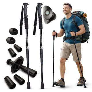 KIJE KIJKI DO CHODZENIA PO GRÓRACH NORDIC WALKING REGULOWANE TREKKINGOWE 2x