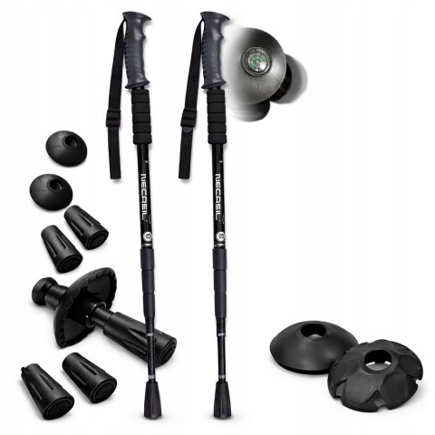 KIJE KIJKI DO CHODZENIA PO GRÓRACH NORDIC WALKING REGULOWANE TREKKINGOWE 2x