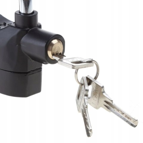 KŁÓDKA Z ALARMEM WODOODPORNA 110 dB ALARM ZABEZPIECZENIE ZAMEK + KLUCZYKI