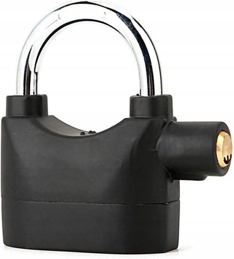 KŁÓDKA Z ALARMEM WODOODPORNA 110 dB ALARM ZABEZPIECZENIE ZAMEK + KLUCZYKI