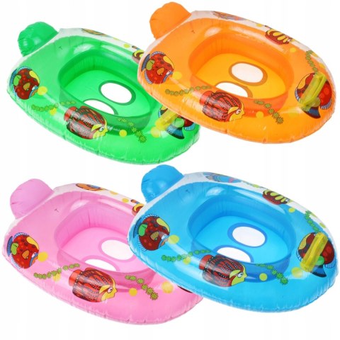 KOŁO DZIECIĘCE DMUCHANE PONTON Z SIEDZISKIEM DLA DZIECI KOLOROWE Z UCHWYTEM