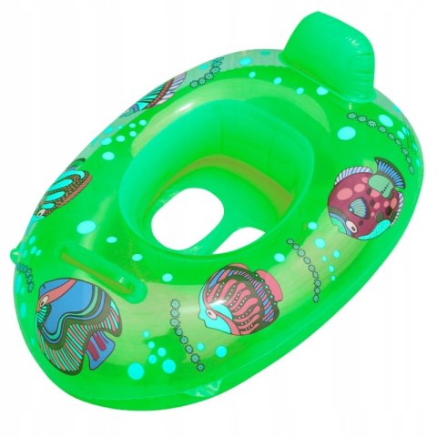 KOŁO DZIECIĘCE DMUCHANE PONTON Z SIEDZISKIEM DLA DZIECI KOLOROWE Z UCHWYTEM