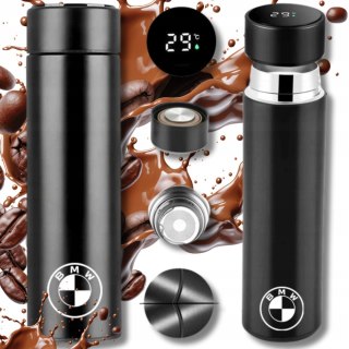 KUBEK TERMICZNY Z TEMPERATURĄ TERMOS KAWĘ HERBATĘ Z WYŚWIETLACZEM LED BMW