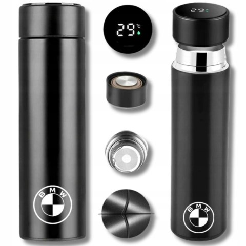 KUBEK TERMICZNY Z TEMPERATURĄ TERMOS KAWĘ HERBATĘ Z WYŚWIETLACZEM LED BMW