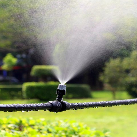 KURTYNA WODNA 10 m ZRASZACZ MGIEŁKA KLIMA OGRODOWA ZESTAW DO NAWADNIANIA