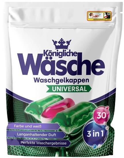 Kapsułki tablertki do prania UNIVERSAL TriCaps 30 pcs x