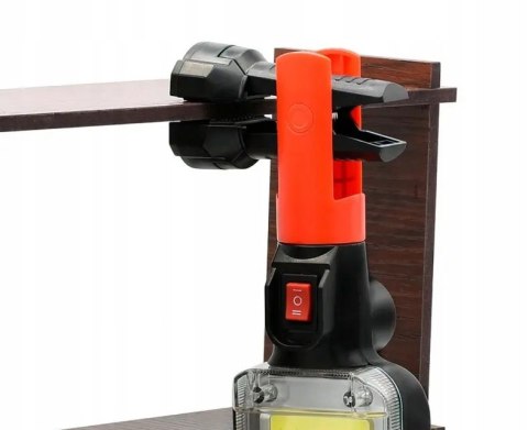 LAMPA LED USB AKUMULATOROWA WARSZTATOWA LATARKA LAMPKA MAGNES + HAK