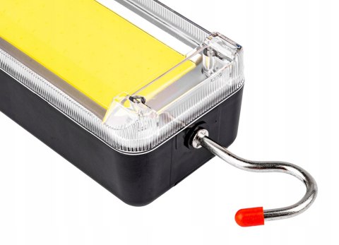 LAMPA LED USB AKUMULATOROWA WARSZTATOWA LATARKA LAMPKA MAGNES + HAK