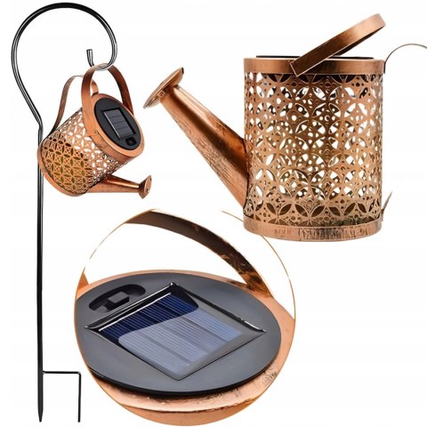 LAMPA SOLARNA OGRODOWA KONEWKA LED ZEWNĘTRZNA Z CZUJNIKIEM ZMIERZCHU XXL