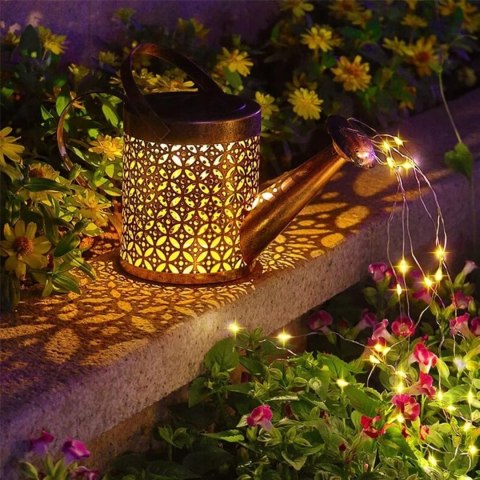 LAMPA SOLARNA OGRODOWA KONEWKA LED ZEWNĘTRZNA Z CZUJNIKIEM ZMIERZCHU XXL