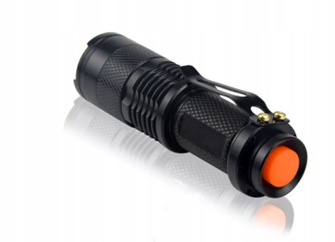 LATARKA LED TAKTYCZNA ZOOM WODOODPORNA PODRĘCZNA Wojskowa MOCNA ZESTAW 2SZT