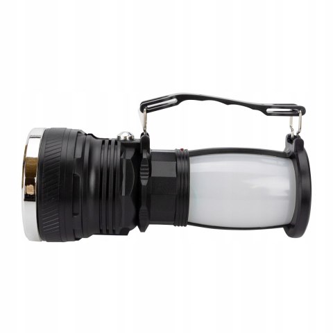 MOCNA LATARKA SZPERACZ PANEL SOLARNY LED REFLEKTOR 4W1 3W+10W POWERBANK