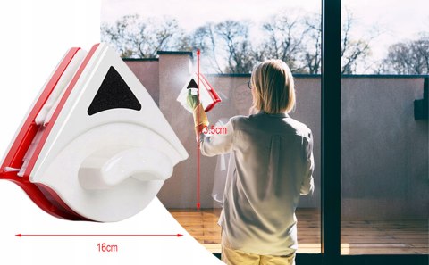 MYJKA DO MYCIA OKIEN SZYB MAGNETYCZNA DWUSTRONNA CZYŚCIK ŚCIERKA BEZ SMUG