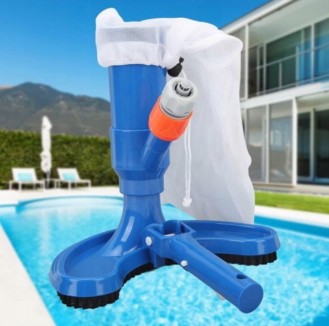 ODKURZACZ DO BASENU BASENOWY DO DNA ZESTAW DO CZYSZCZENIA SIATKA FILTR