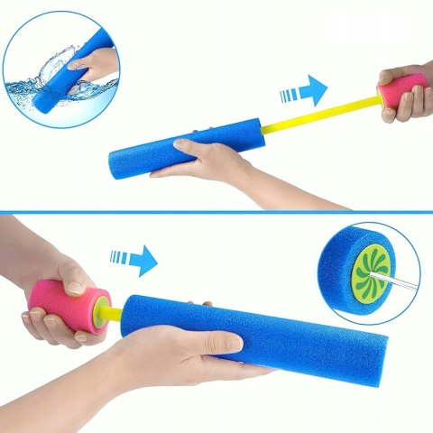PISTOLET NA WODĘ DUŻY POMPKA STRZYKAWKA TUBA WODNA PSIKAWKA PIANKOWA 56cm