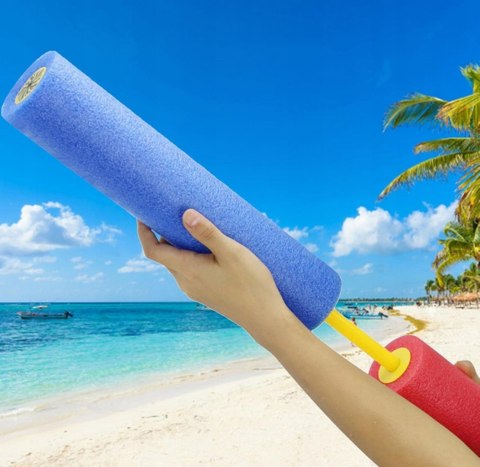 PISTOLET NA WODĘ DUŻY POMPKA STRZYKAWKA TUBA WODNA PSIKAWKA PIANKOWA 56cm