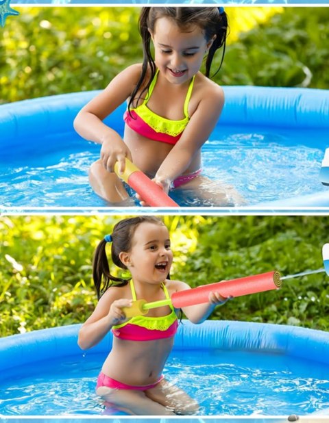 PISTOLET NA WODĘ DUŻY POMPKA STRZYKAWKA TUBA WODNA PSIKAWKA PIANKOWA 56cm