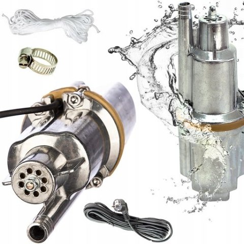 POMPA DO WODY CZYSTEJ I BRUDNEJ GÓRNOSSĄCA ZATAPIALNA NUREK 600W MOCNA 230V