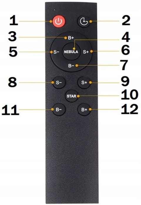 PROJEKTOR GWIAZD ASTRONAUTA LAMPKA NOCNA DLA DZIECI KOSMOS PILOT RZUTNIK