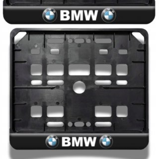 RAMKA NA TABLICĘ REJESTRACYJNĄ NA MOTOR MOTOCYKL USA JDM LOGO BMW BMW2
