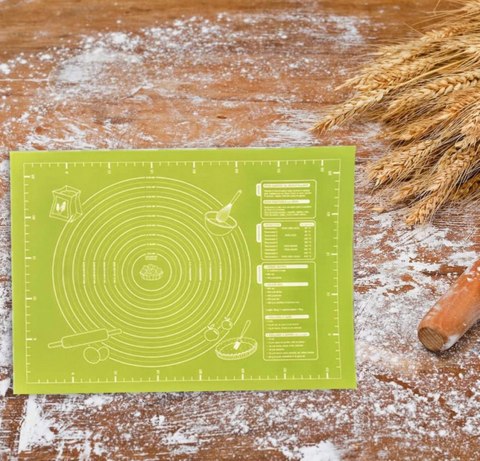 STOLNICA MATA KUCHENNA SILIKONOWA Z MIARAMI PODKŁADKA ANTYPOŚLIZGOWA XL