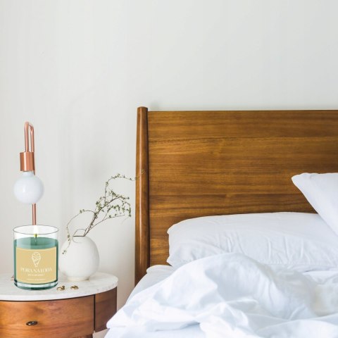 ŚWIECA SOJOWA ŚWIECZKA ZAPACHOWA wesoła etykieta PORA NA LODA PREZENT 40H