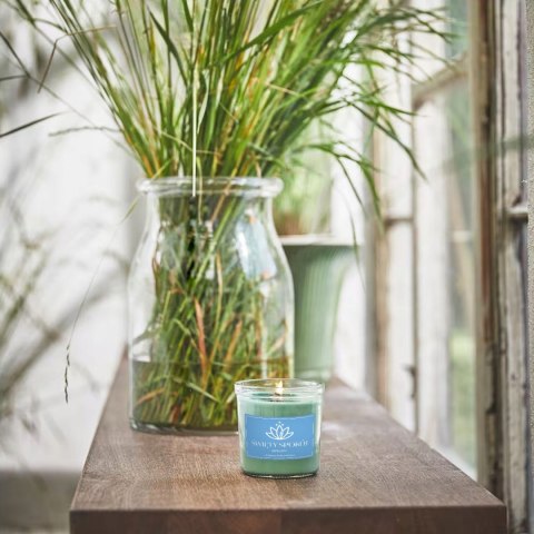 ŚWIECA SOJOWA ŚWIECZKA ZAPACHOWA wesoła etykieta ŚWIĘTY SPOKÓJ PREZENT 40H