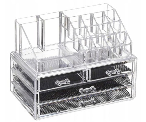 SZKATUŁKA ORGANIZER PUDEŁKO DUŻY POJEMNIK NA KOSMETYKI BIŻUTERIĘ ZEGARKI