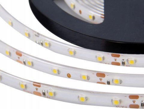 TAŚMA LED WODOODPORNA SMD BIAŁA ZIMNA NEUTRALNA MOCNA 5M ZESTAW + ZASILACZ