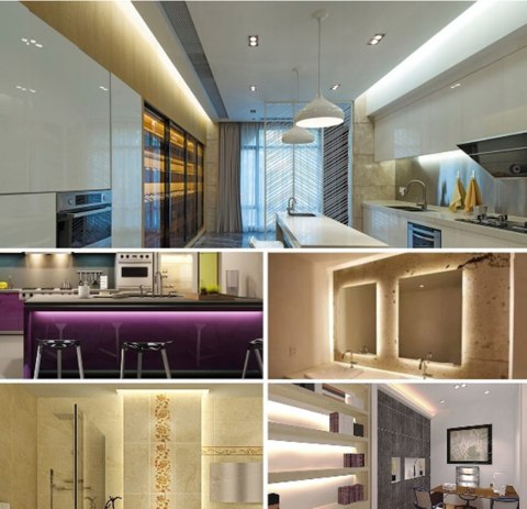 TAŚMA LED WODOODPORNA SMD BIAŁA ZIMNA NEUTRALNA MOCNA 5M ZESTAW + ZASILACZ