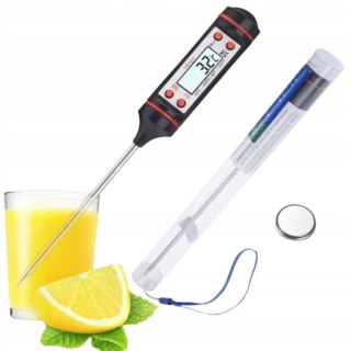 TERMOMETR KUCHENNY SZPILKOWY ELEKTRYCZNY Z SONDĄ DO MIĘS GRILLA PIECZENIA