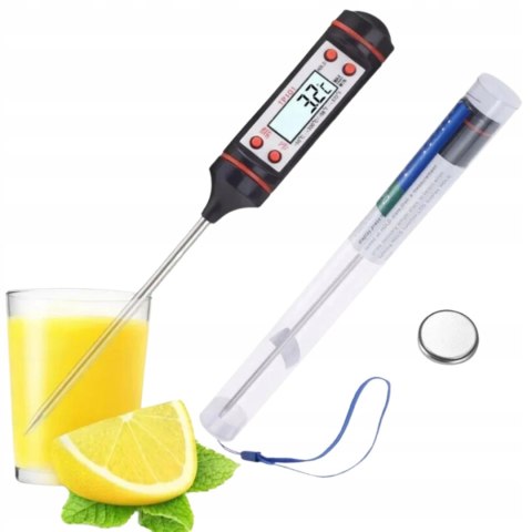 TERMOMETR KUCHENNY SZPILKOWY ELEKTRYCZNY Z SONDĄ DO MIĘS GRILLA PIECZENIA