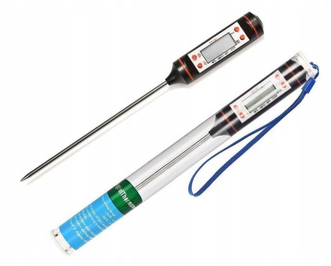 TERMOMETR KUCHENNY SZPILKOWY ELEKTRYCZNY Z SONDĄ DO MIĘS GRILLA PIECZENIA