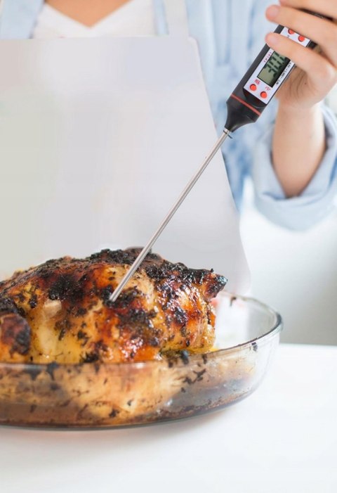 TERMOMETR KUCHENNY SZPILKOWY ELEKTRYCZNY Z SONDĄ DO MIĘS GRILLA PIECZENIA