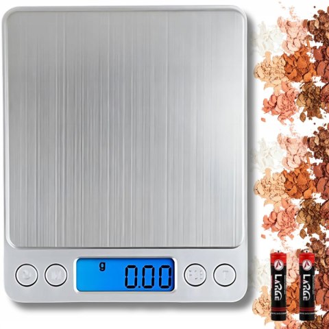 WAGA CYFROWA PRECYZYJNA JUBILERSKA KUCHENNA LCD 2KG 2000G 0,1 ELEKTRONICZNA