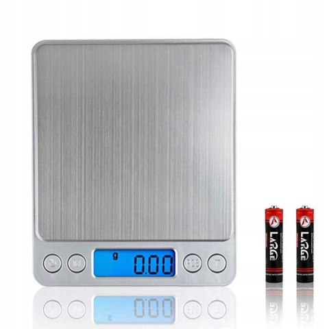 WAGA CYFROWA PRECYZYJNA JUBILERSKA KUCHENNA LCD 2KG 2000G 0,1 ELEKTRONICZNA