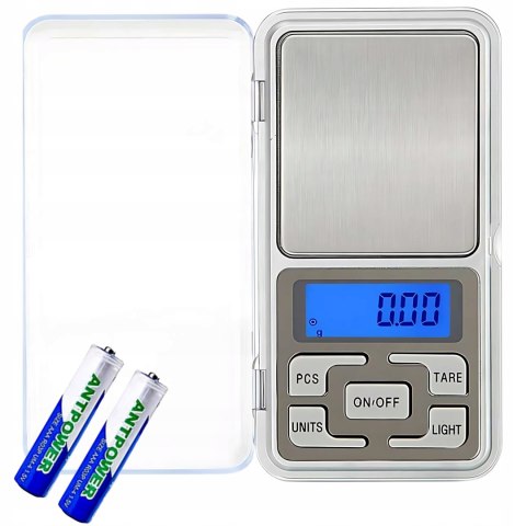 WAGA JUBILERSKA ELEKTRONICZNA PRECYZYJNA LCD KIESZONKOWA 0,01 200g +BATERIE