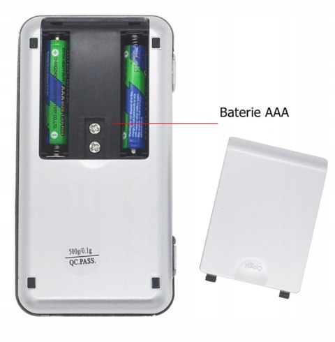 WAGA JUBILERSKA ELEKTRONICZNA PRECYZYJNA LCD KIESZONKOWA 0,01 200g +BATERIE