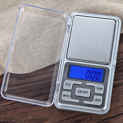 WAGA JUBILERSKA ELEKTRONICZNA PRECYZYJNA LCD KIESZONKOWA 0,01 200g +BATERIE