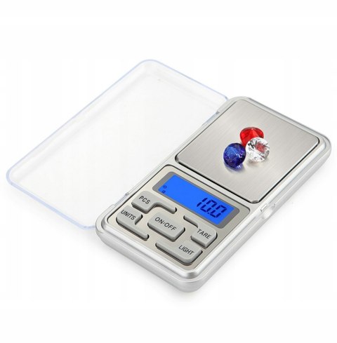 WAGA JUBILERSKA ELEKTRONICZNA PRECYZYJNA LCD KIESZONKOWA 0,01 200g +BATERIE
