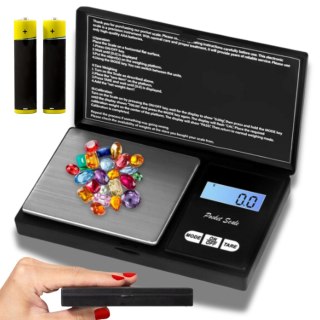 WAGA KIESZONKOWA JUBILERSKA PRECYZYJNA GRAMOWA KUCHENNA PRZYPRAWY 500g/0,1g