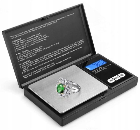 WAGA KIESZONKOWA JUBILERSKA PRECYZYJNA GRAMOWA KUCHENNA PRZYPRAWY 500g/0,1g