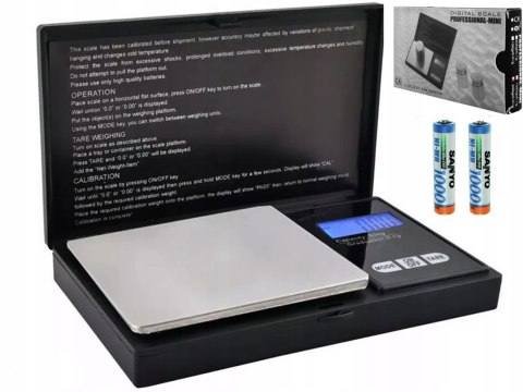 WAGA KIESZONKOWA JUBILERSKA PRECYZYJNA GRAMOWA KUCHENNA PRZYPRAWY 500g/0,1g