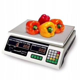 WAGA elektroniczna 40kg SKLEPOWA magazynowa kalkulacyjna LCD akumulator