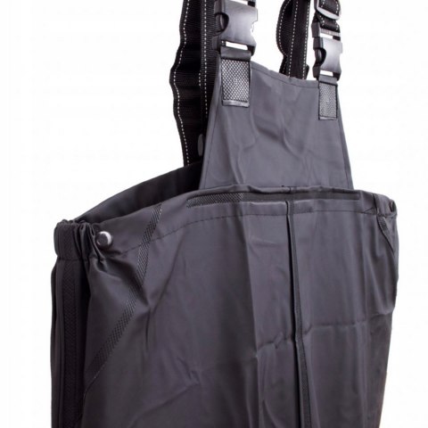 WODERY BUTY WĘDKARSKIE SPODNIOBUTY ANTYPOŚLIZGOWE RYBACKIE GUMOWE SZELKI 44