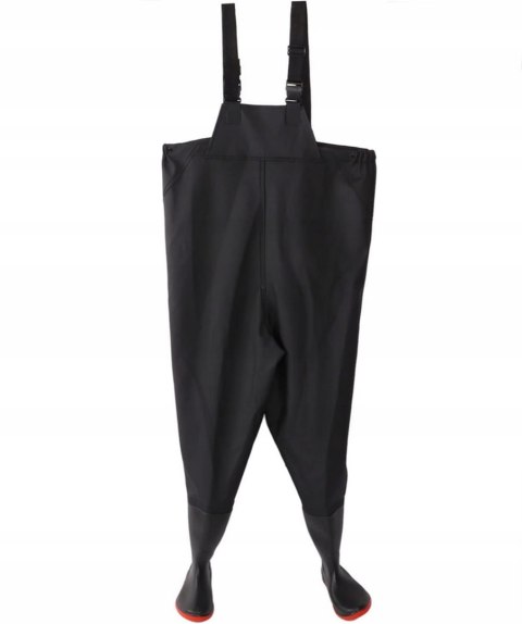 WODERY BUTY WĘDKARSKIE SPODNIOBUTY ANTYPOŚLIZGOWE RYBACKIE GUMOWE SZELKI 44